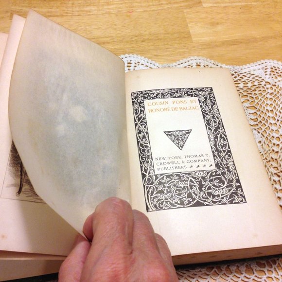 Antique Book Cousin Pons by Balzac - loads of vintage character - Picture 8 of 15